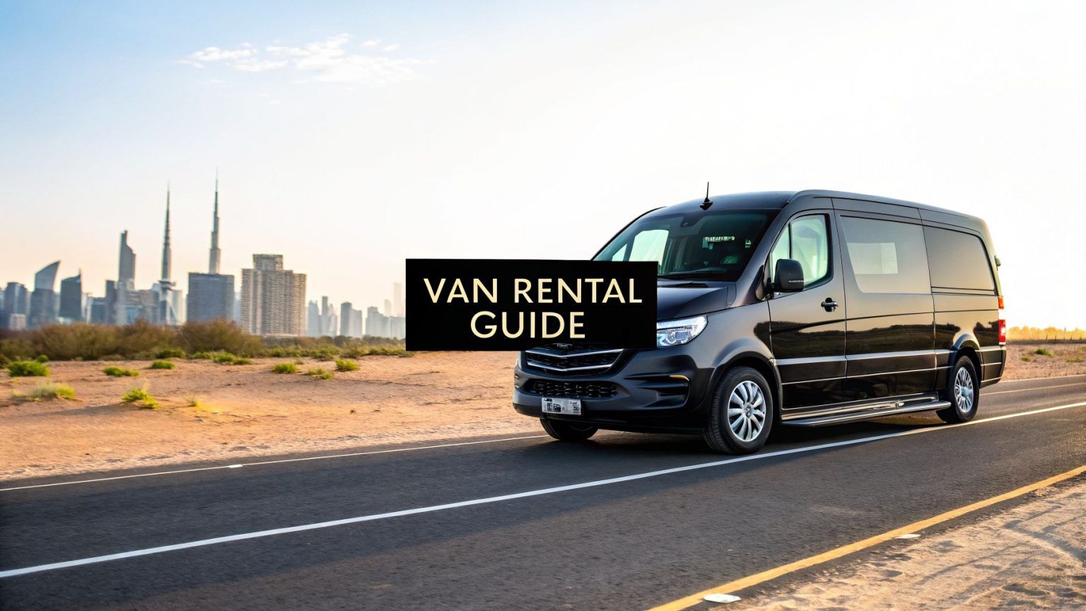 Rent a Van in Abu Dhabi Your Complete 2026 Guide
